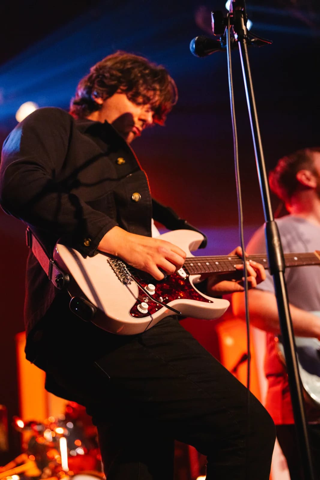 HUP guitarist performing live